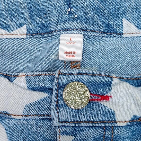 Cat & Jack Star Denim Shorts size Large - Picture 4 of 9